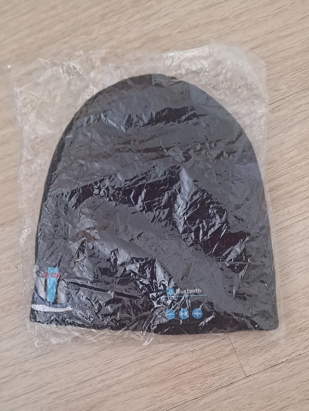 Beanie Wireless Bluetooth Knit Beanie Hat - Black